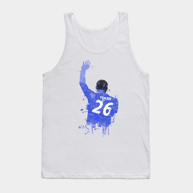 John Terry - Chelsea Legend Tank Top by FootballArcade